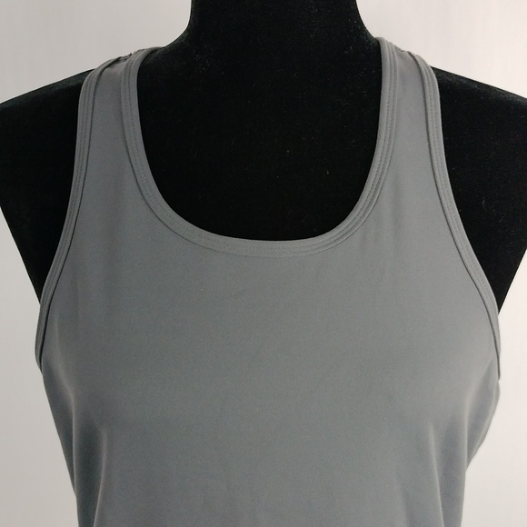 Zyia Gray Racerback Tank - Picture 4 of 10